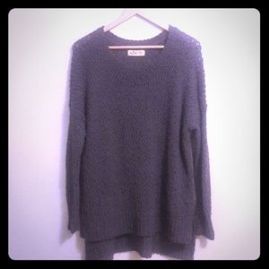 Hollister Gray Oversized Sweater